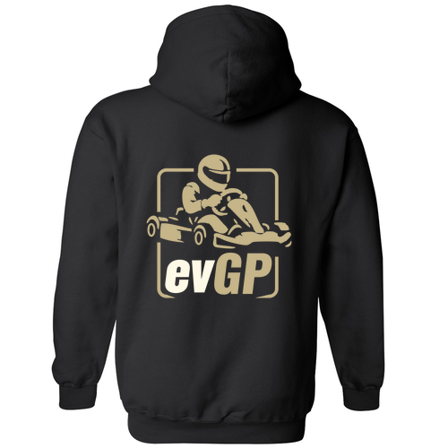 Gildan Heavy Blend Hooded Black Sweatshirt