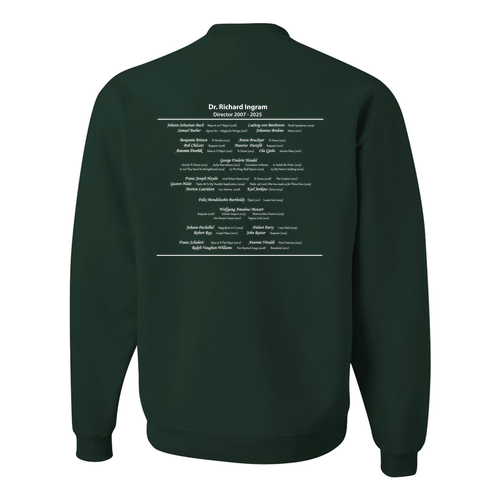 Jerzees 8 Oz., 50/50 Nublend Fleece Crewneck Sweatshirt -- Forest Green