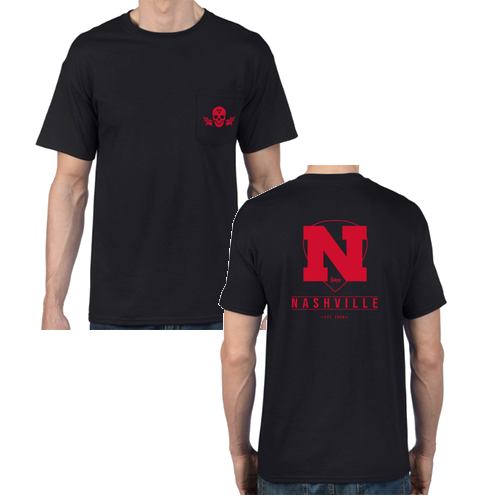 Gildan DryBlend 50/50 Pocket T-Shirt -- Black