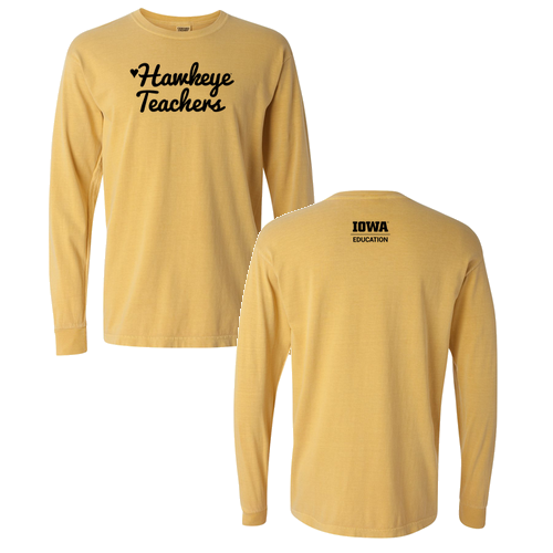 Comfort Colors Ringspun Long Sleeve Tee -- Mustard