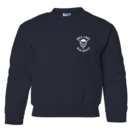 Gildan Heavy Blend Youth Crew Neck Sweatshirt -- Navy