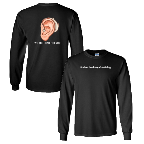 Gildan Ultra Cotton Longsleeve Basic T-Shirt -- Black