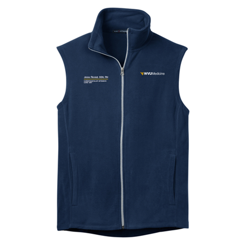 Port Authority Microfleece Vest -- True Navy