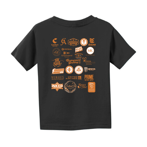 Sunset Toddler Tee -- Black