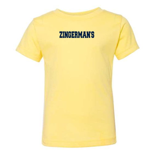 BELLA+CANVAS Toddler Short Sleeve Tee -- Yellow