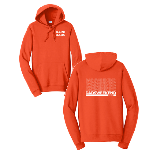 Dad's Weekend Hoodie -- Orange
