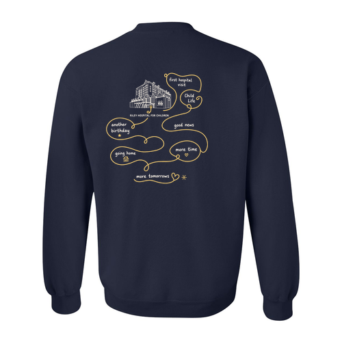 Gildan Heavy Blend Crew Neck Sweatshirt -- Navy