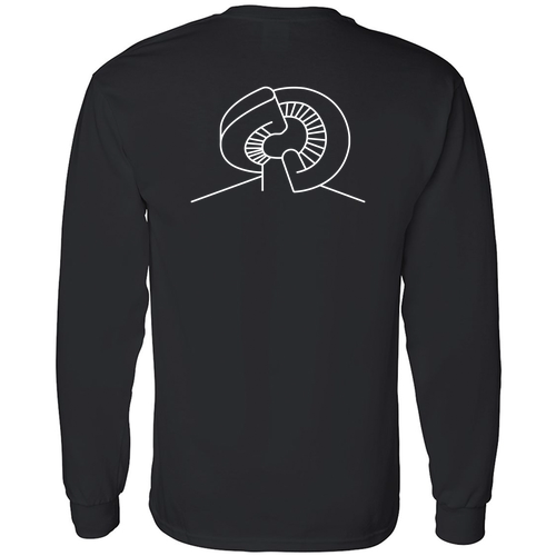 Gildan Heavy Cotton Longsleeve Basic T-Shirt -- Black