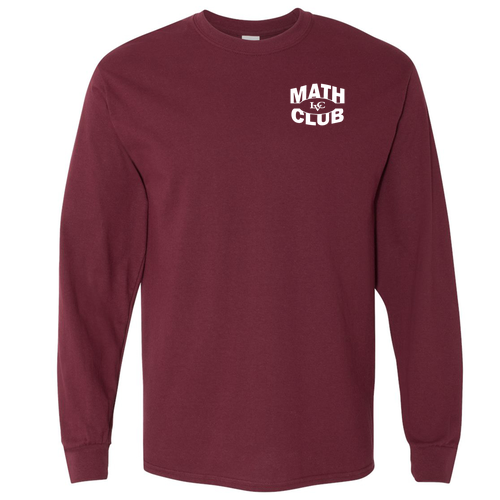 Gildan Heavy Cotton Longsleeve Basic T-Shirt -- Maroon