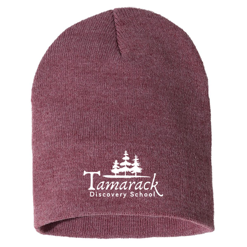 Sportsman 8-inch Knit Beanie -- Heather Cardinal