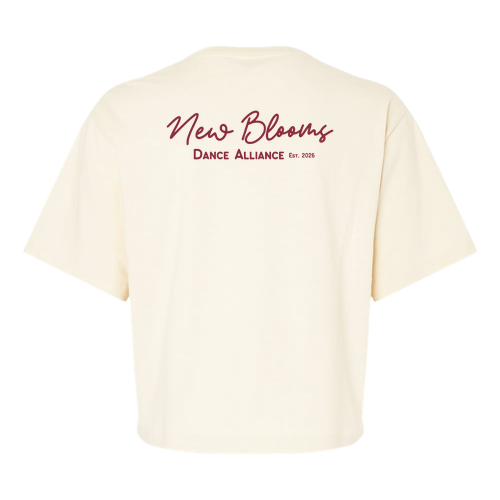 American Apparel Women's Fine Jersey Boxy Tee -- Cream