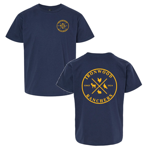 Youth Gildan Softstyle T-Shirt -- Navy