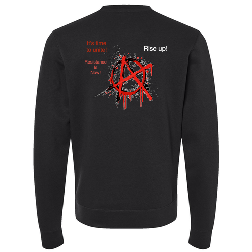 J. America BTB Fleece Crew -- Black