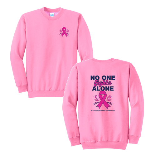 Port and Company Classic Crewneck Sweatshirt -- Candy Pink