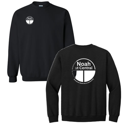 Gildan Heavy Blend Crew Neck Sweatshirt -- Black