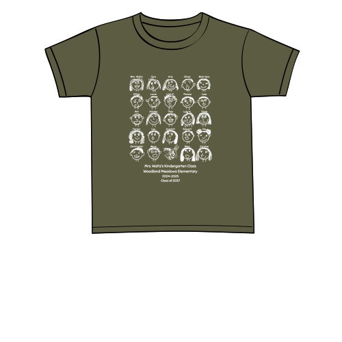 Gildan Heavy Cotton Basic Youth T-Shirt -- Military Green