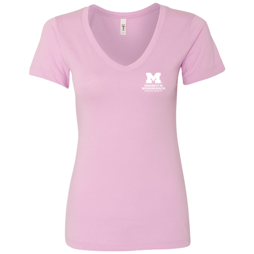 Ladies Next Level Ideal V-Neck Tee -- Lilac
