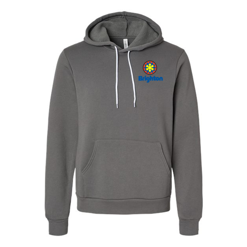 Brighton Logo 2 Full color -- Pullover Hooded Sweatshirt Asphalt