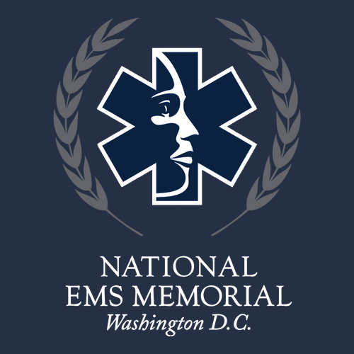 National EMS Memorial Unisex 1/4 Zip Navy Blue