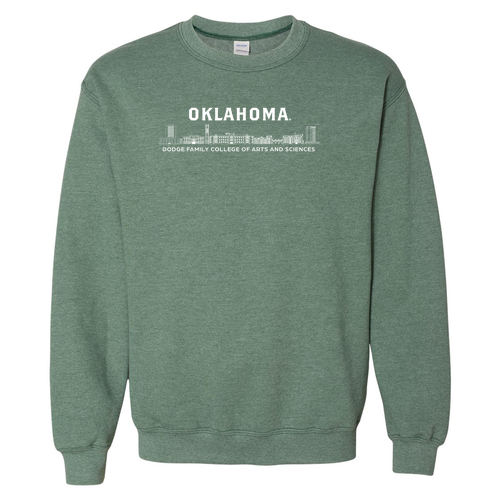 Gildan Heavy Blend Crew Neck Sweatshirt -- Heather Sport Dark Green