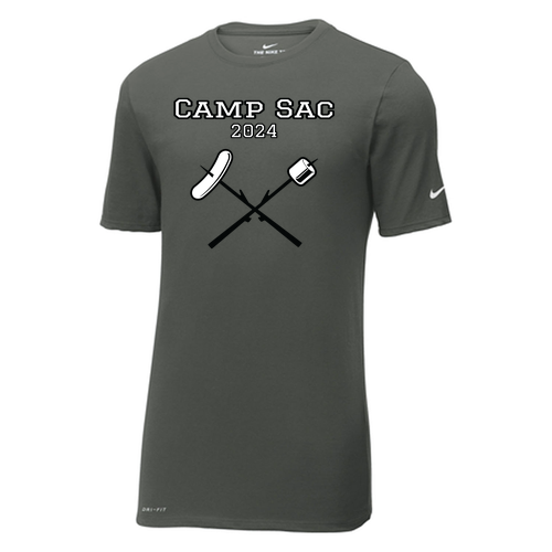 Nike Dri-FIT Cotton / Poly Tee -- Anthracite