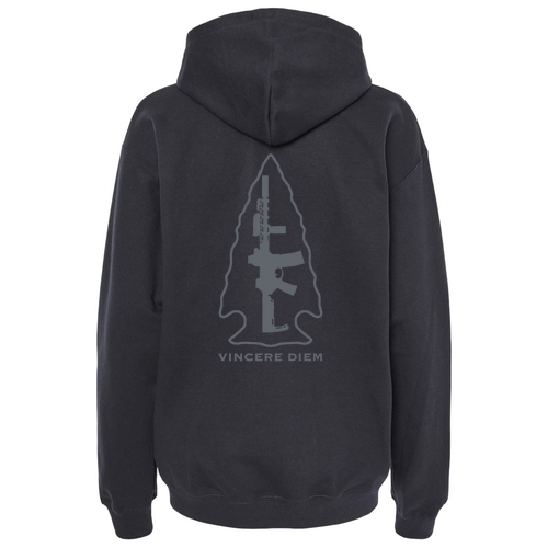 Gildan Adult Softstyle Fleece Pullover Hooded Sweatshirt -- Black