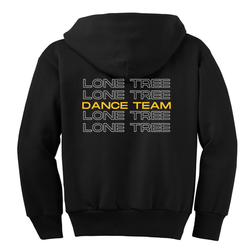 Port and Company Youth Pullover Hooded Sweatshirt -- Jet Black