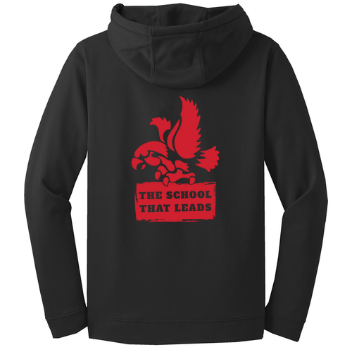 Sport-Tek Fleece Hooded Pullover -- Black