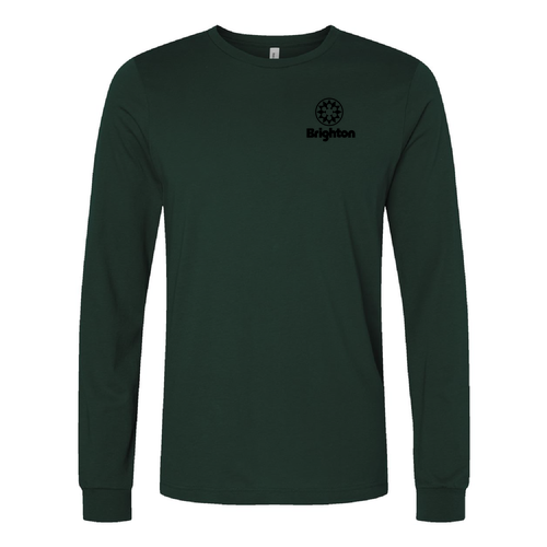Brighton Logo 2 Black Ink -- Long Sleeve Forest