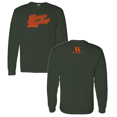 Gildan Heavy Cotton Longsleeve Basic T-Shirt -- Forest Green