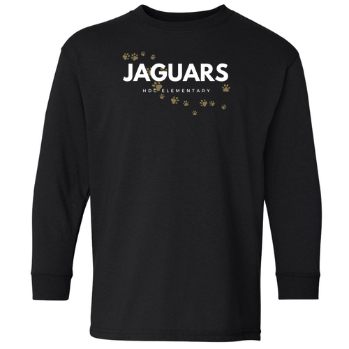 Gildan Youth Heavy Cotton Longsleeve -- Black