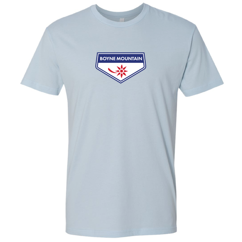 Boyne Mountain Logo 1 Full color -- Short sleeve Light Blue