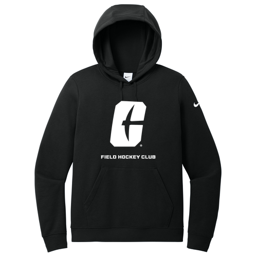 Nike Club Fleece Sleeve Swoosh Pullover Hoodie -- Black