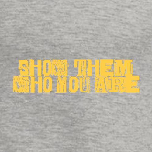 Allmade Unisex Tri-Blend Tee (Show Them) -- Aluminum Grey