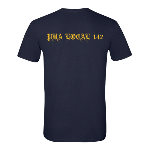 Shield -- SoftStyle Fitted T-Shirt -- Navy