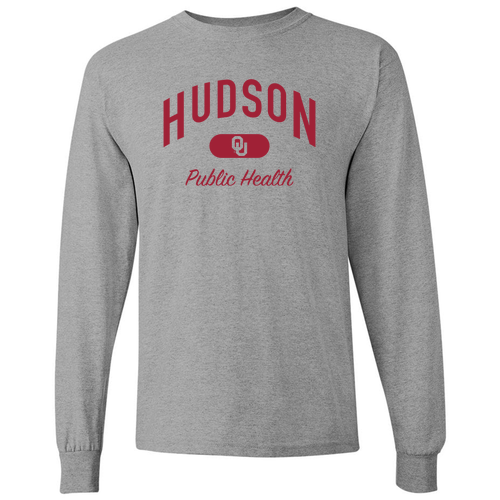 Gildan Heavy Cotton Longsleeve Basic T-Shirt -- Sport Grey