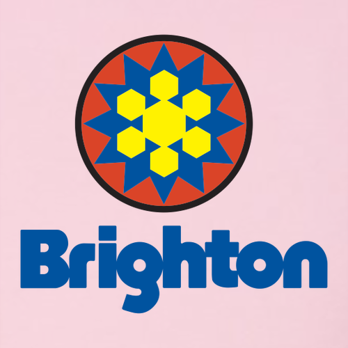Brighton Logo 2 Full color -- Long Sleeve Pink