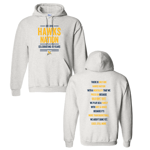 Gildan Adult Dryblend Adult Hooded Sweatshirt -- Ash