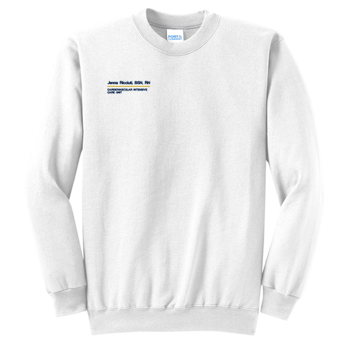 Port and Company Classic Crewneck Sweatshirt -- White