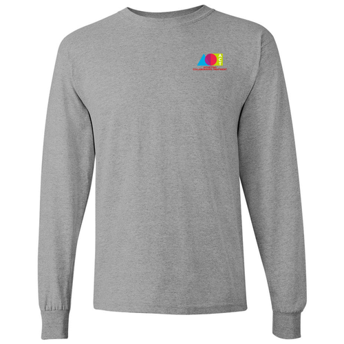 Gildan Heavy Cotton Longsleeve Basic T-Shirt -- Sport Grey