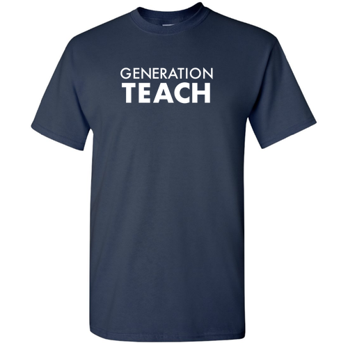 Generation Teach -- Navy Tee