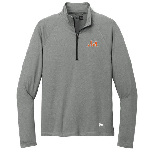 New Era Power 1/2-Zip -- Shadow Grey Heather