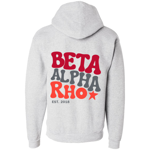 Hanes 7.8 Oz., 50/50 Comfort Blend Fleece Pullover Hood Adult -- Ash