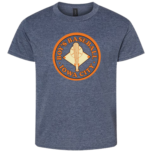 Gildan Youth Softstyle T-Shirt -- Heather Navy