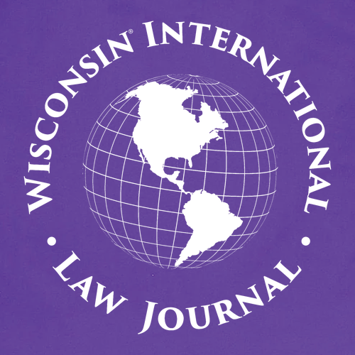 Wisconsin Intern Law J. America Fleece Crewneck Sweatshirt -- Purple