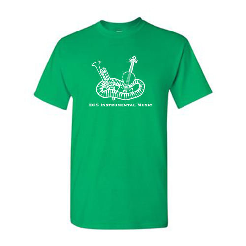 ECS Instrumental Music T-Shirt -- Irish Green