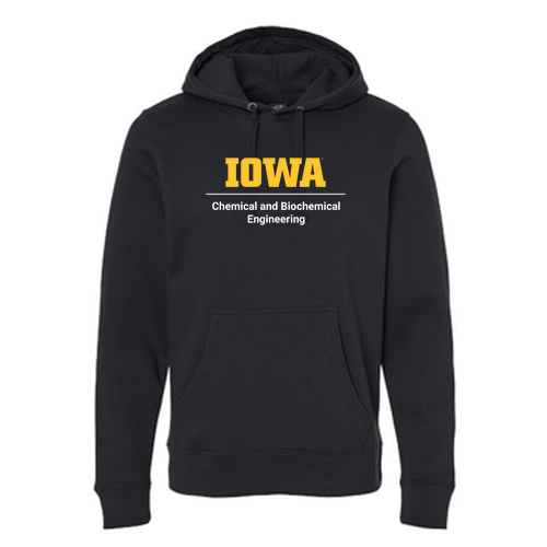J America Unisex BTB Fleece Hooded Sweatshirt -- Black