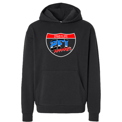 Independent Trading Co. Mainstreet Hooded Sweatshirt -- Black -- Loop Runners