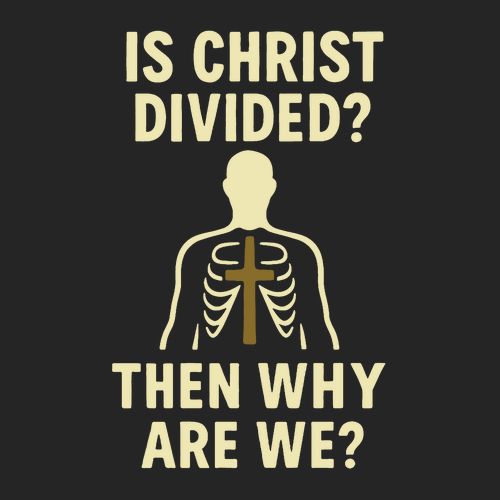 Divided Tee -- Black