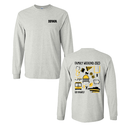 Gildan Ultra Cotton Longsleeve Basic T-Shirt -- Ash